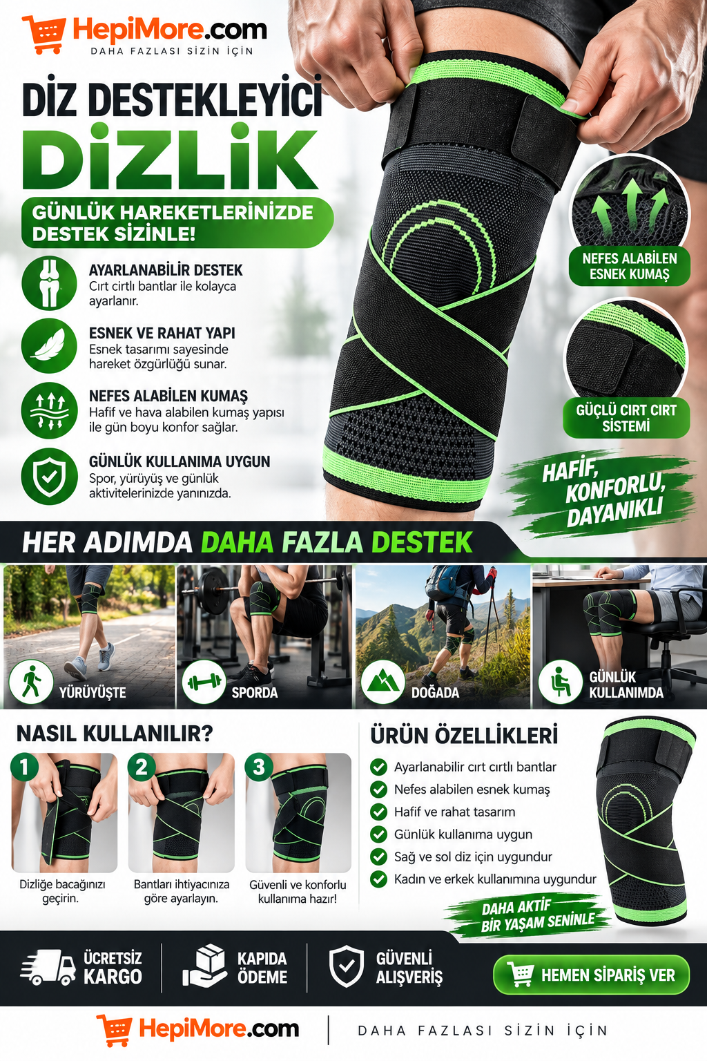 Diz ve Dirsek Koruyucu