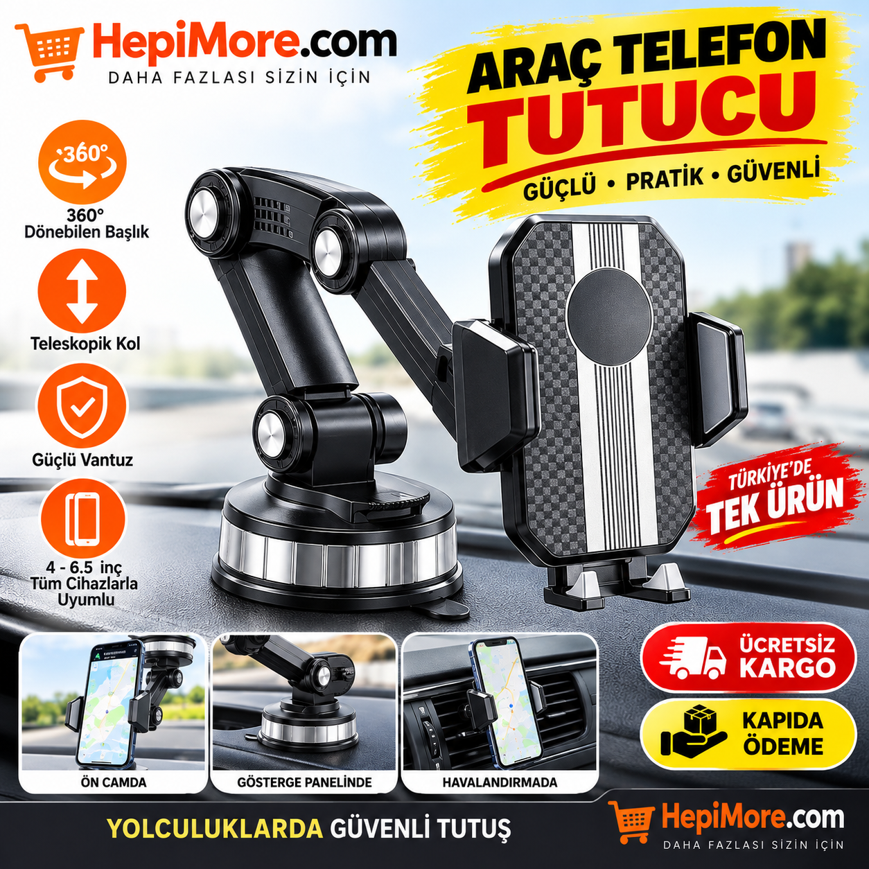 VANTUZLU TELEFON TUTUCU